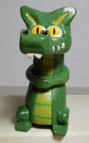 alligator woodcarving pattern